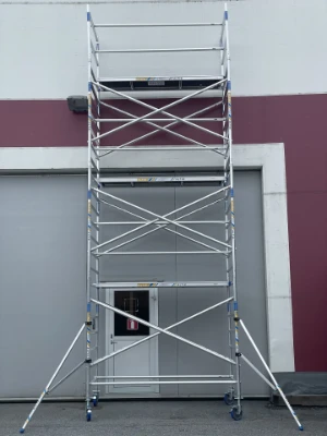 A 6.2 meter aluminium scaffolding